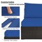 6 Pieces Outdoor Patio Rattan Sectional Sofa Set With Coffee Table